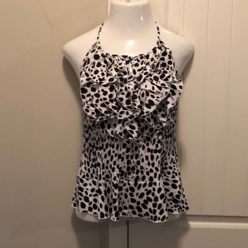 Size small ruffle tank blouse